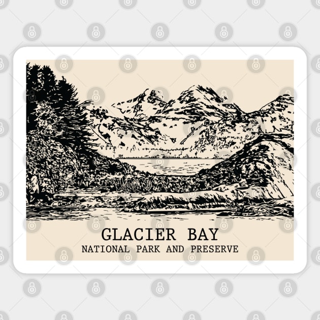 Glacier Bay National Park and Preserve Magnet by Lakeric